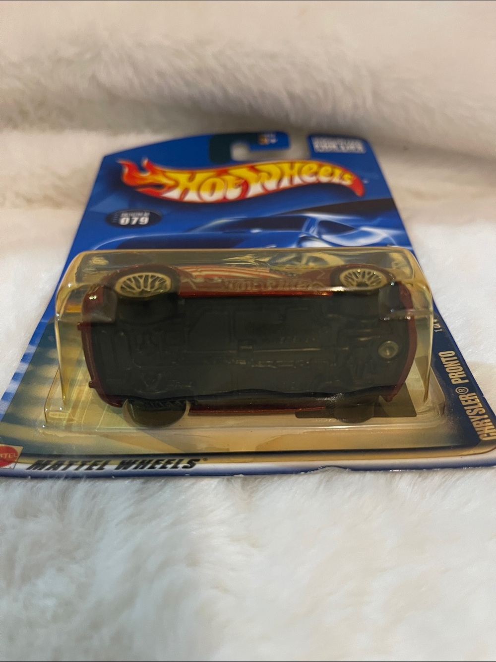 Hot Wheels Chrysler Pronto Kids Toy Car - Red with American Flag Detail - Picture 2 of 6